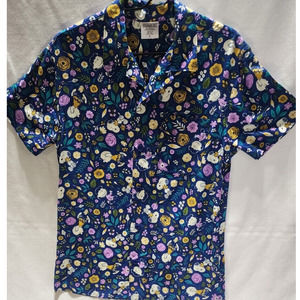 Snoopy and friends flower Hawaiian Shirt Men's Size Small